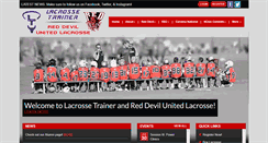 Desktop Screenshot of lacrossetrainer.org