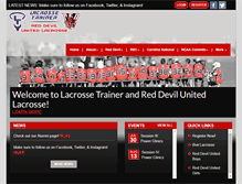 Tablet Screenshot of lacrossetrainer.org